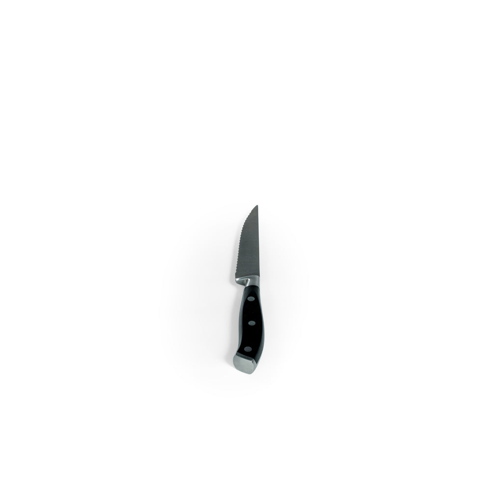 Black Handle 4.5" Steak Knife