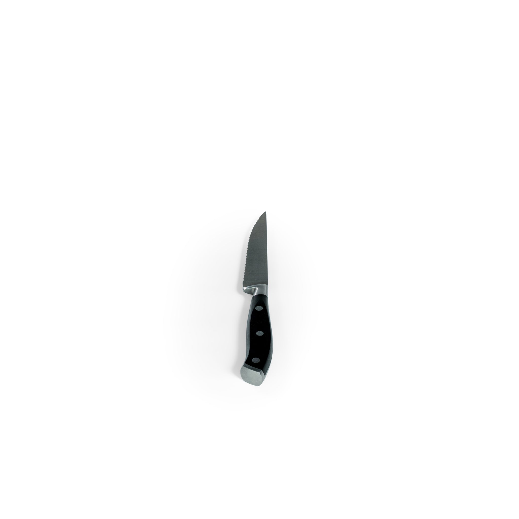 Black Handle 4.5" Steak Knife