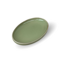Moss green 11" Oval Plate