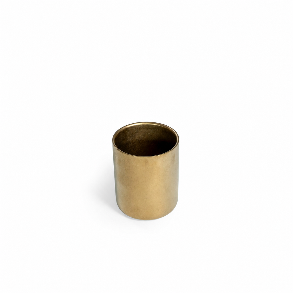 Retro Gold Low Boy Cup