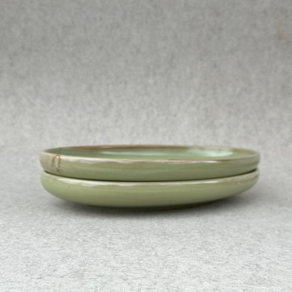 Moss green 11" Oval Plate