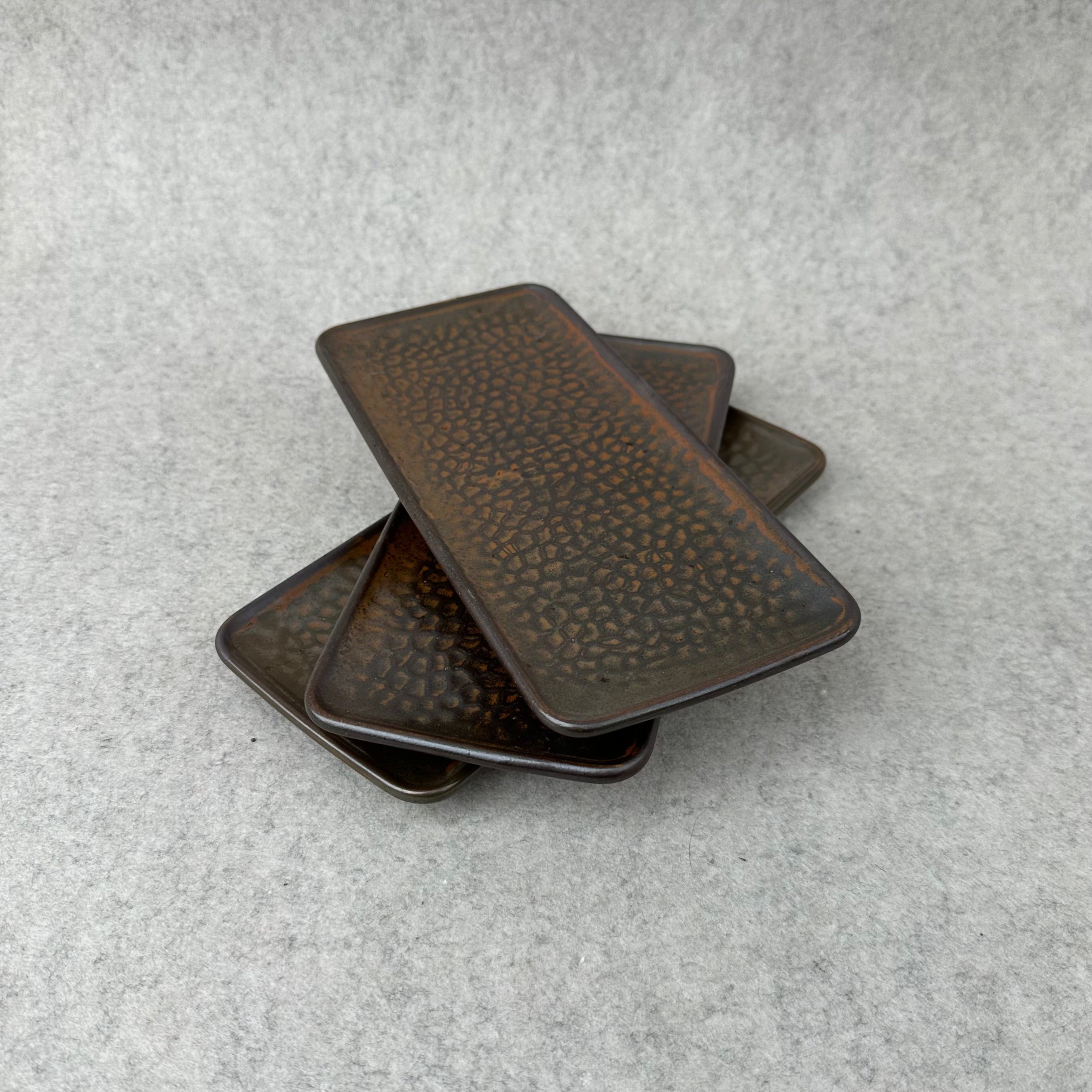 Copper & Rust 8.5" Rectangle Plate