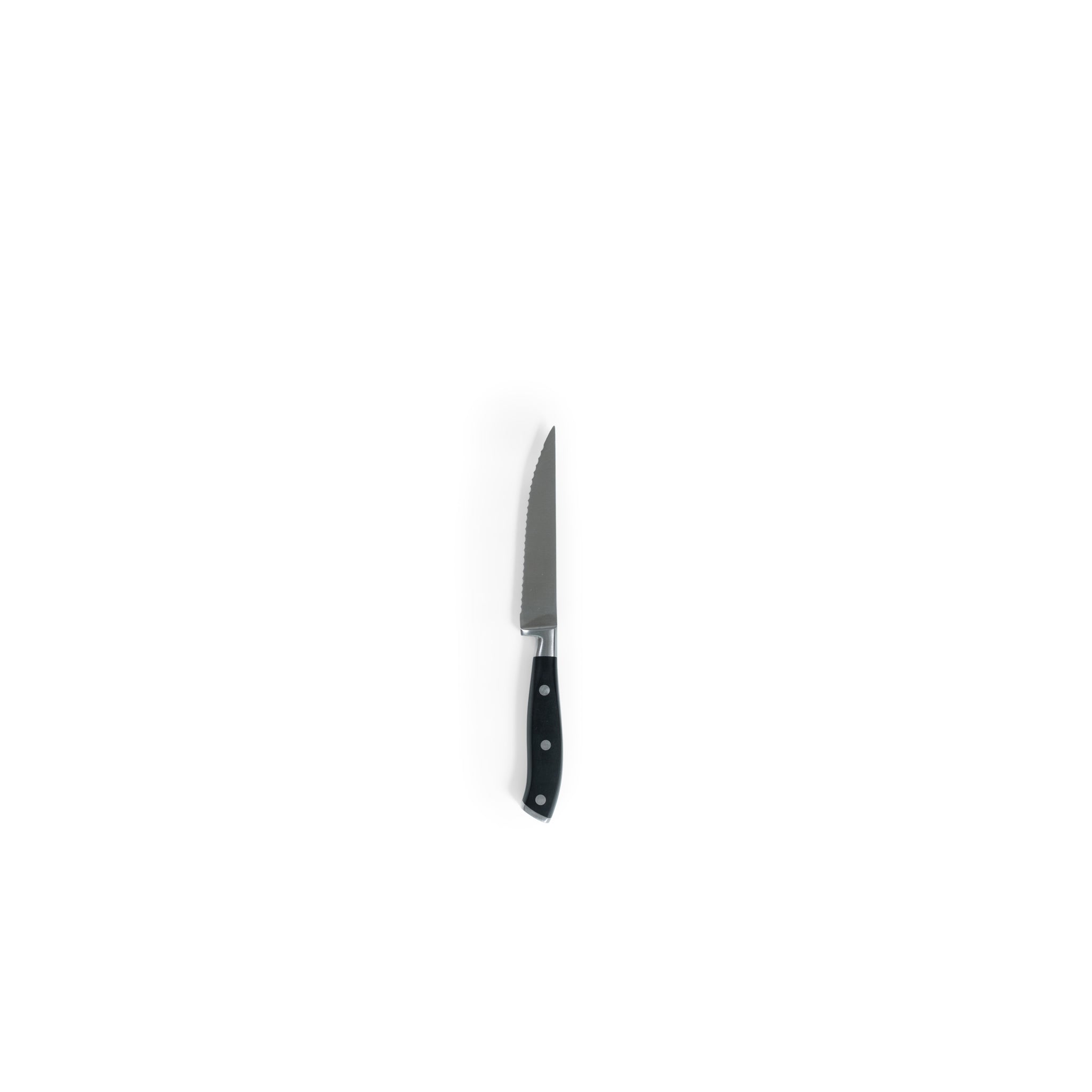 Black Handle 4.5" Steak Knife