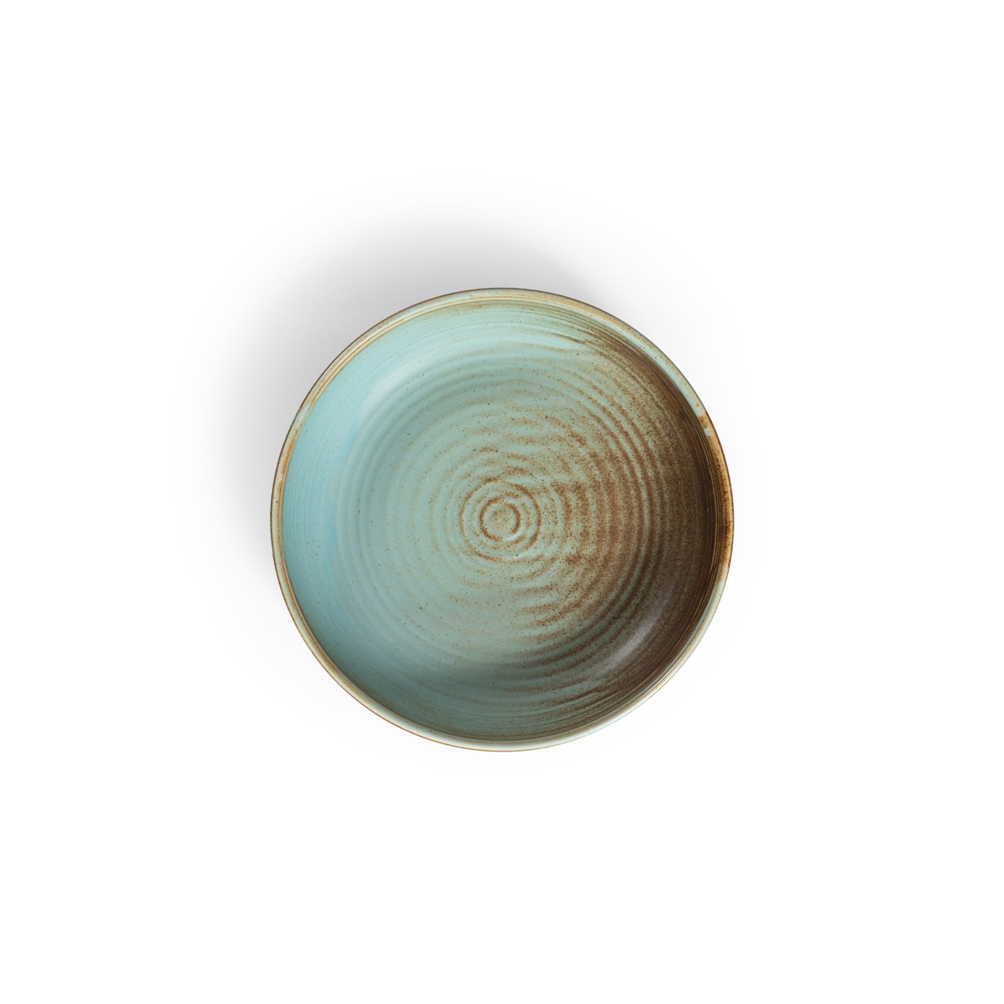 Fire & Earth 8.5" Shallow Bowl