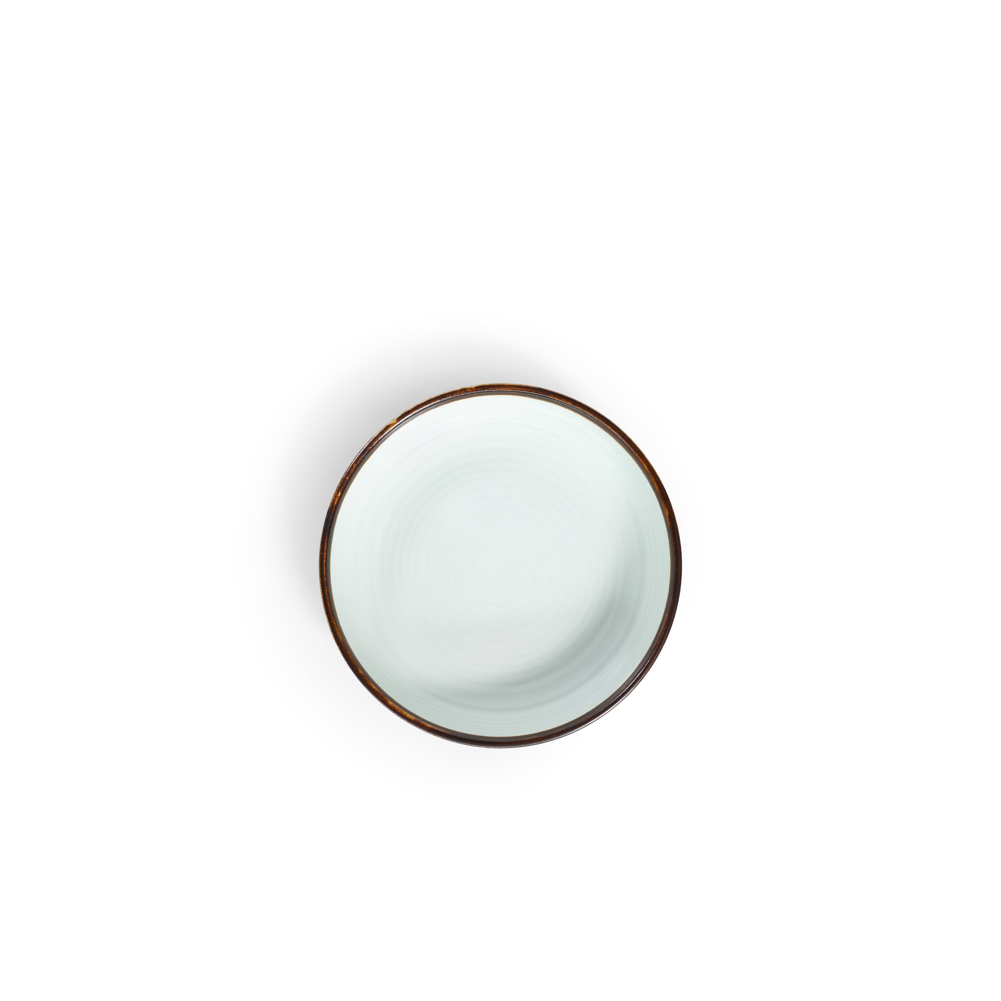 Mocha & Cream 8.5" Shallow Bowl