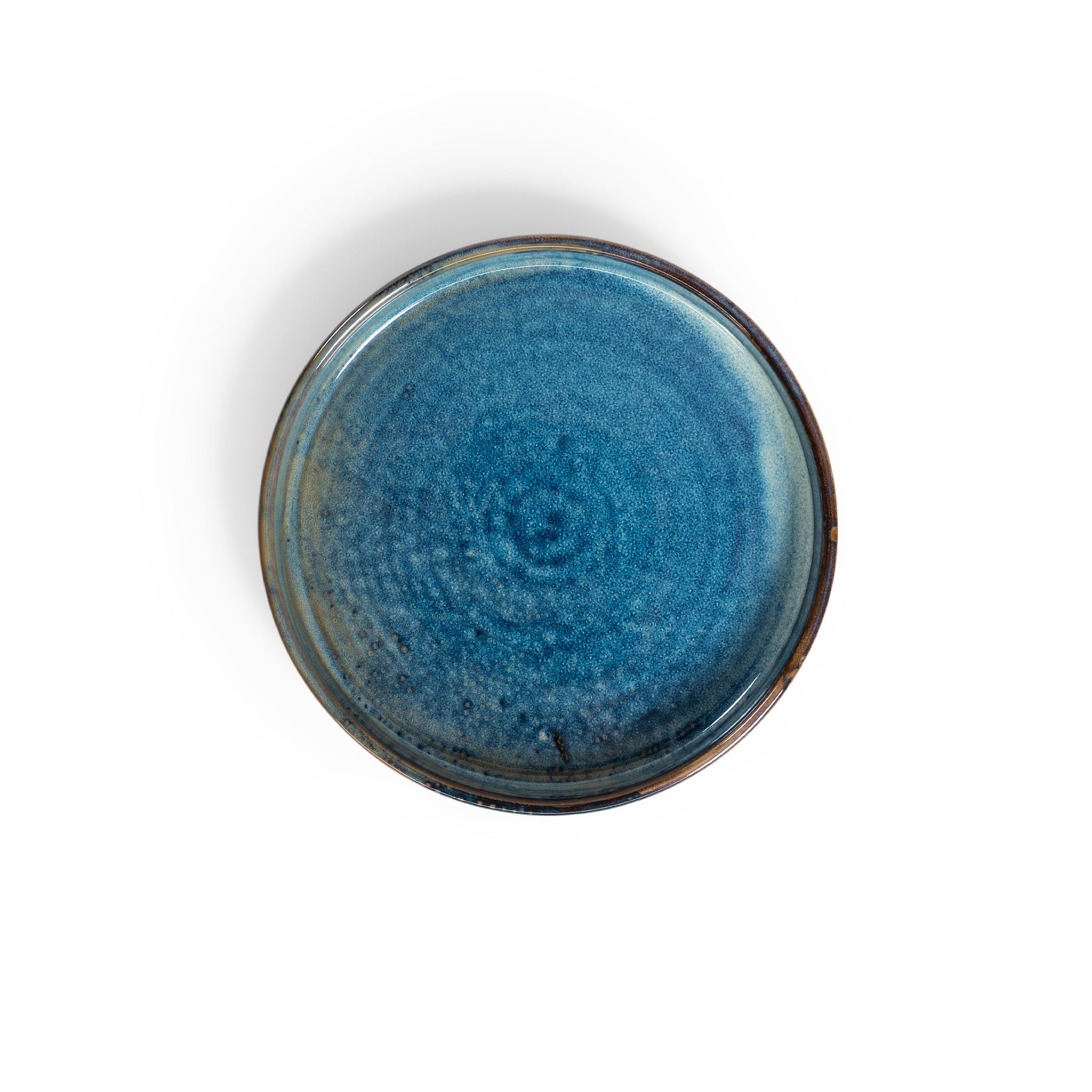 Aqua 7" Straight Edge Plate