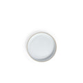 Glazed White Pepper 10" High Rim Plate