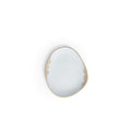 Glazed White Marble 7.5" Oblong Plate