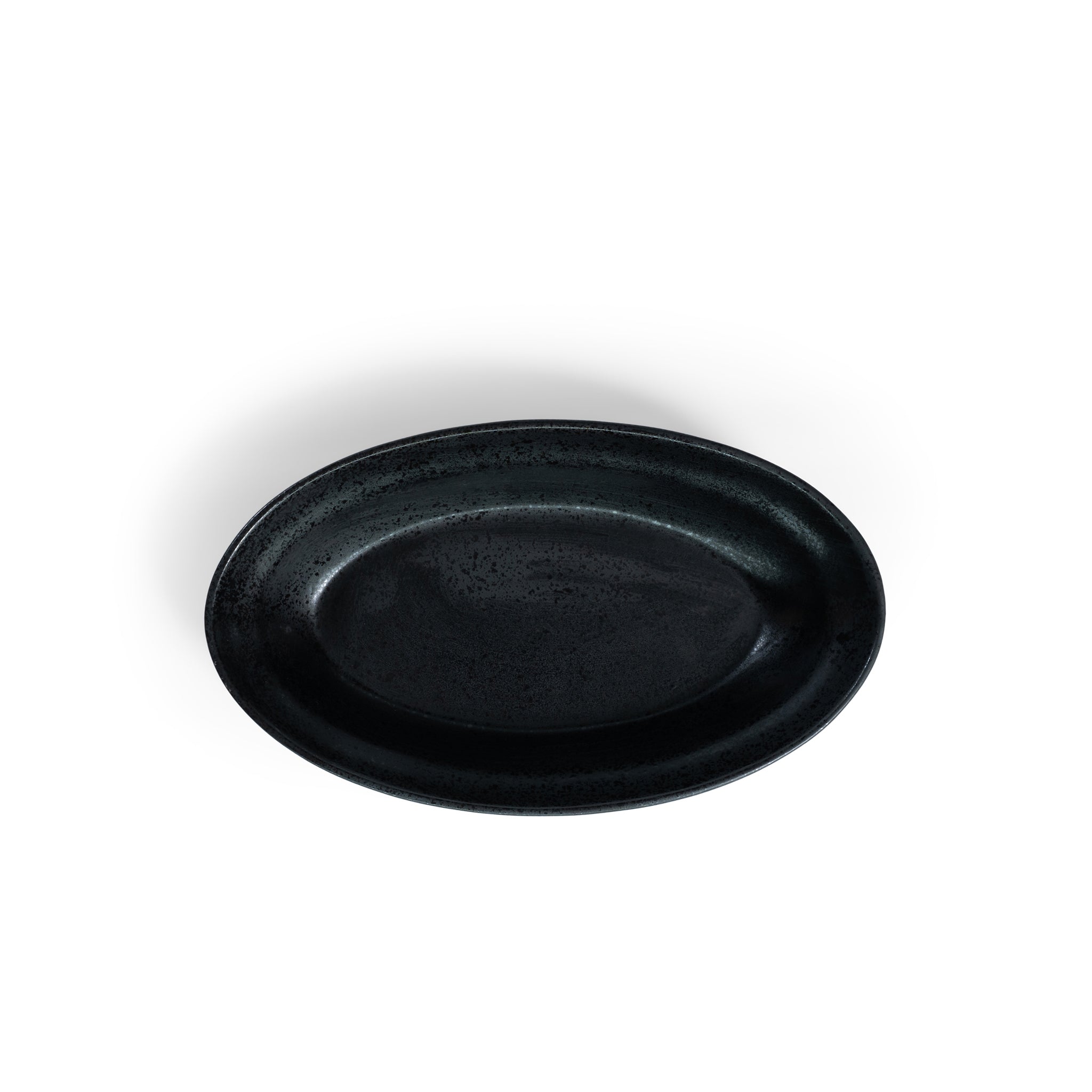 Black Opal 14.75" oval bowl 4" deep