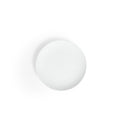 White 5" Coupe plate