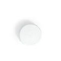 Semi Matte White 6.5" Wide x 2.5" High Wood Grain Pedestal