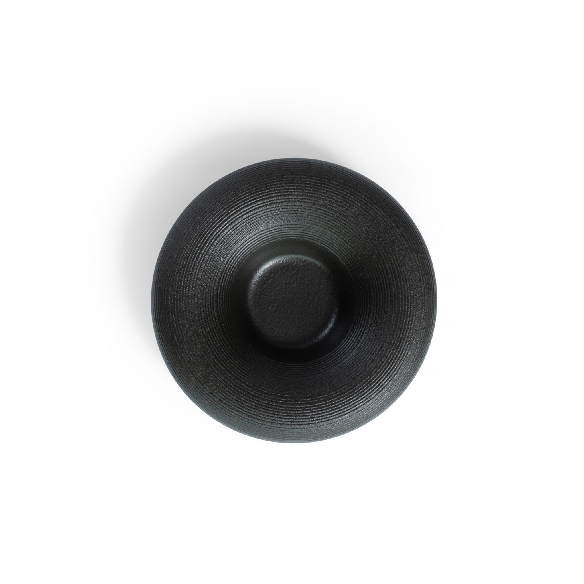 Matte Black 7.9" Doughnut Plate