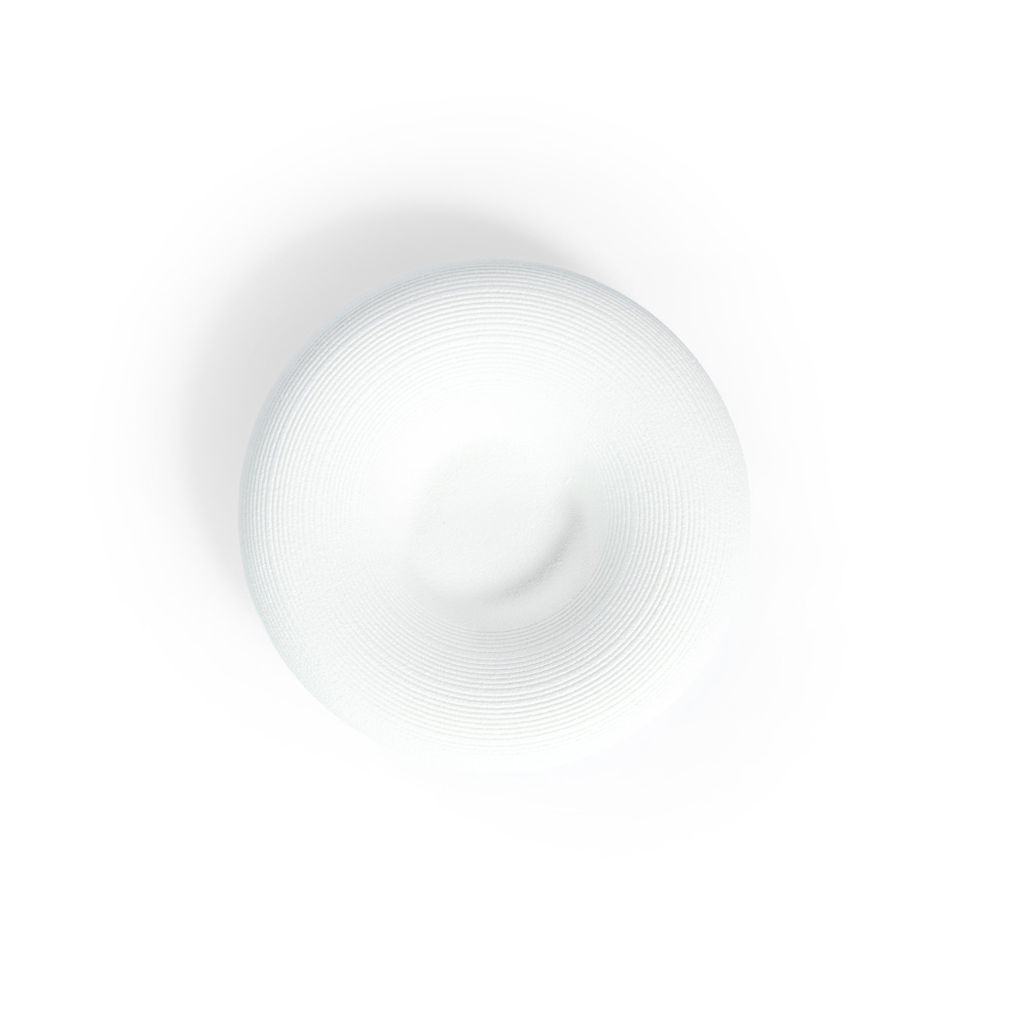 Matte White 7.9" Doughnut Plate